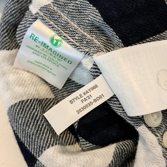 J. Crew Men's Medium Slim Fit Double-Weave Button Down Shirt Style #AY988 - Picture 9 of 15